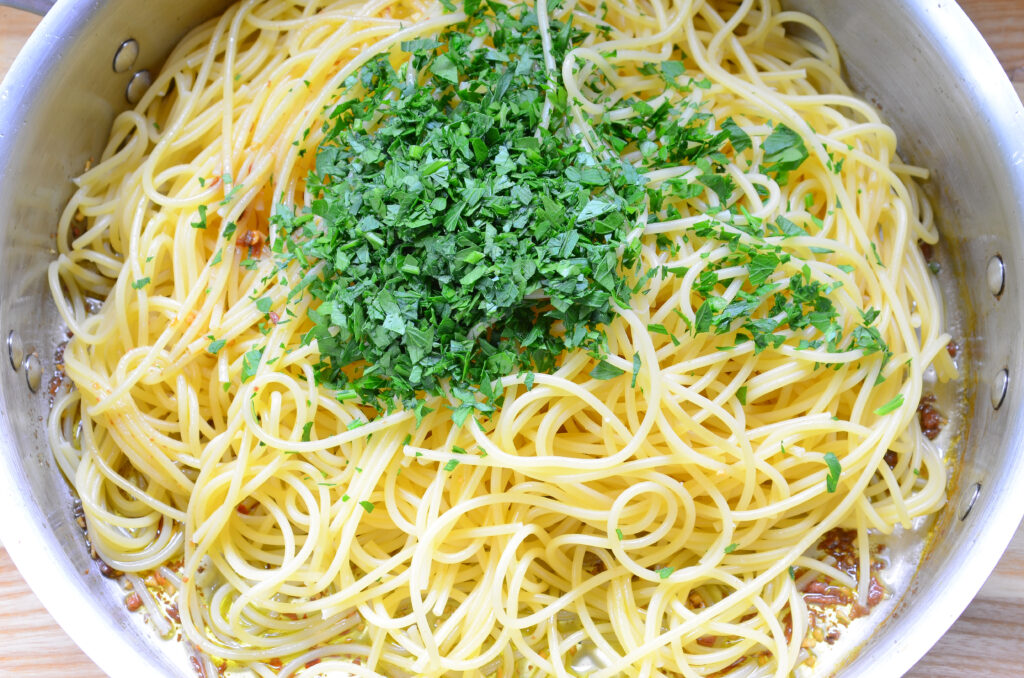 Pasta with Anchovies and Toasted Bread Crumbs