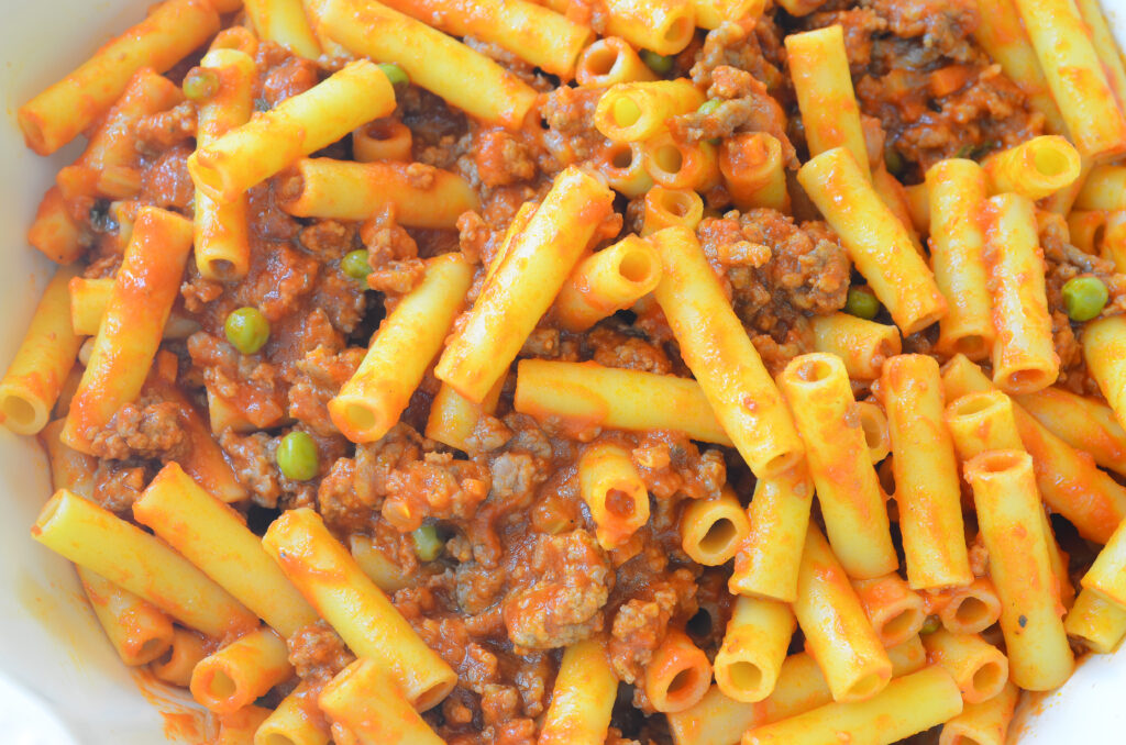 Baked Ziti al Forno with Meat Sauce